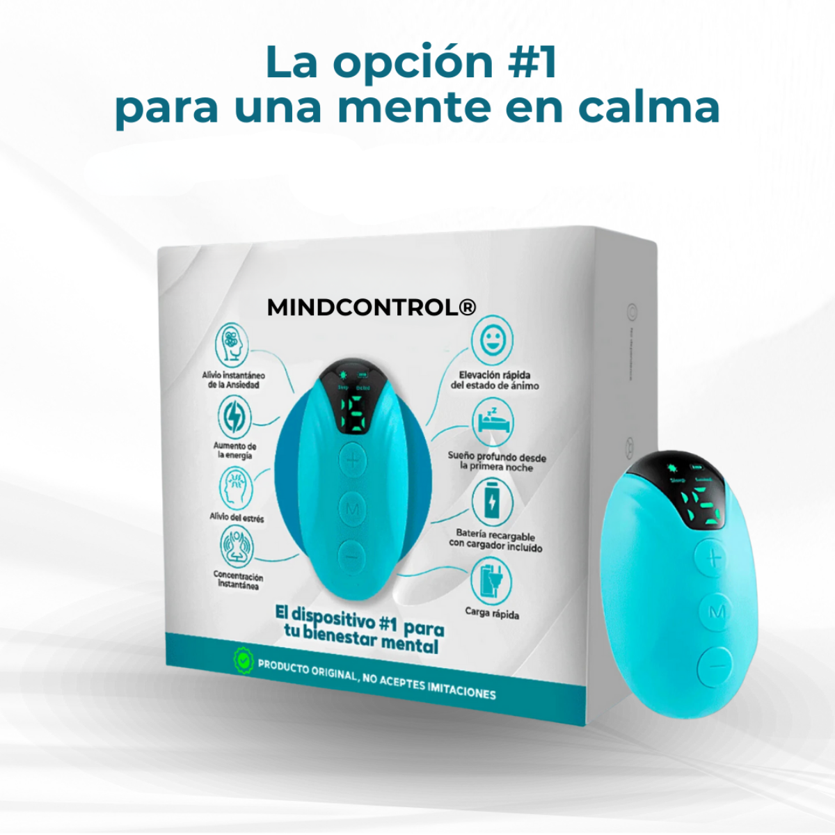 MindControl® - Dispositivo para calmar la ansiedad y el insomnio