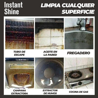 InstantShine™ - Espuma limpiadora en spray