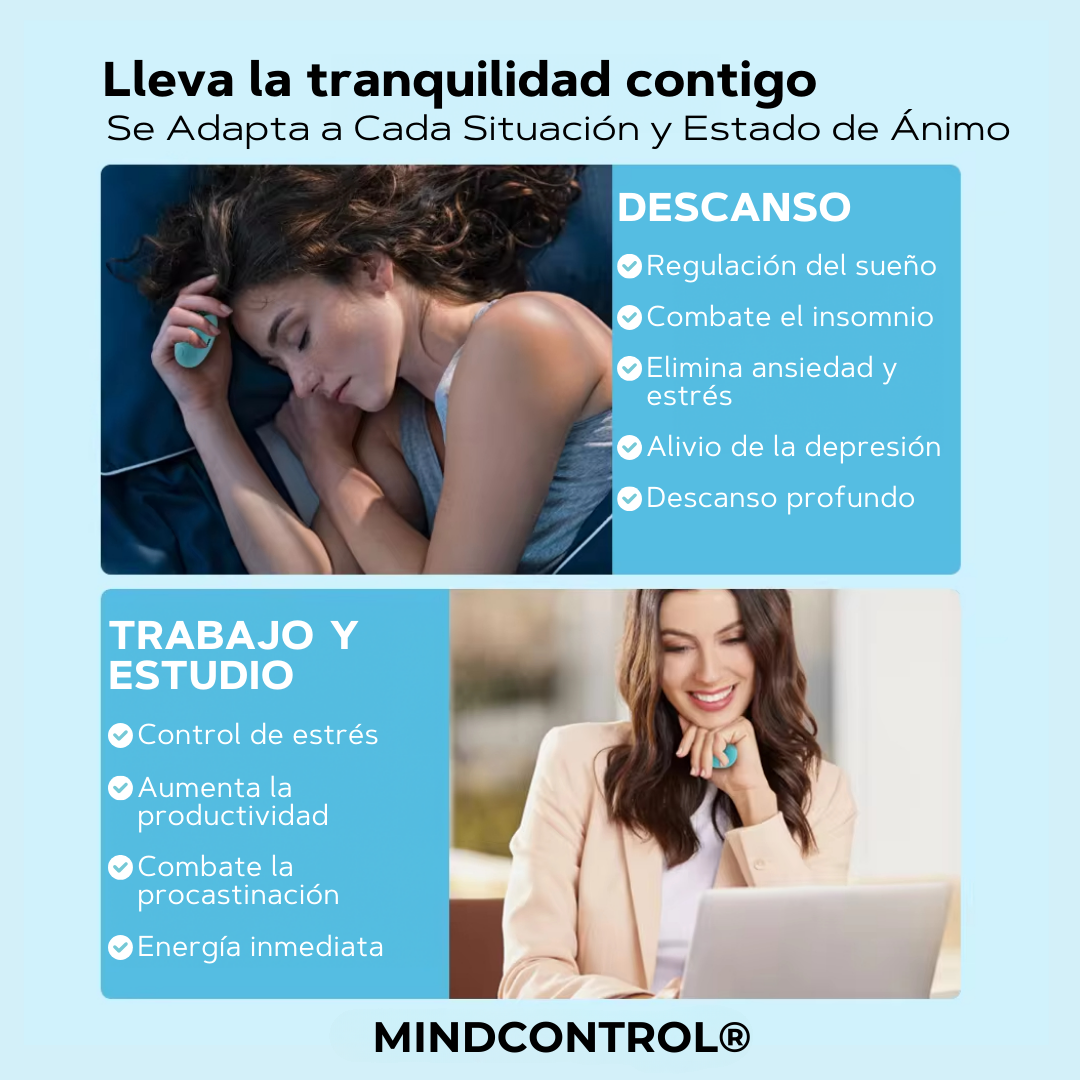 MindControl® - Dispositivo para calmar la ansiedad y el insomnio