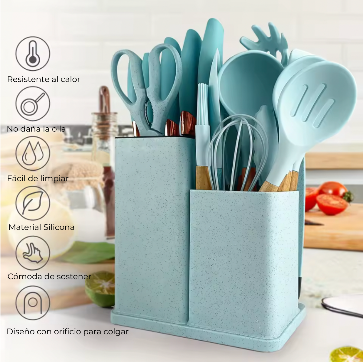 MasterChef Pro™ - Set de Instrumentos de Cocina de Silicona