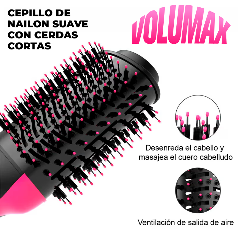 Volumax™ - El Cepillo Secador que Da Volumen y Estilo al Instante