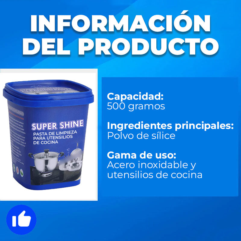 SuperShine™ - Pasta de limpieza para utensilios de cocina